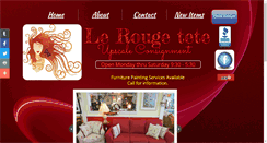 Desktop Screenshot of lerougetete.com