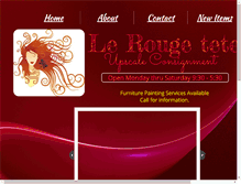 Tablet Screenshot of lerougetete.com